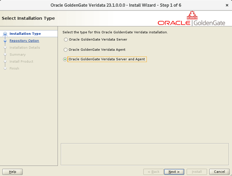 Select the Installation Type.