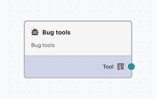 Bug Tools Node Bug Tools Component