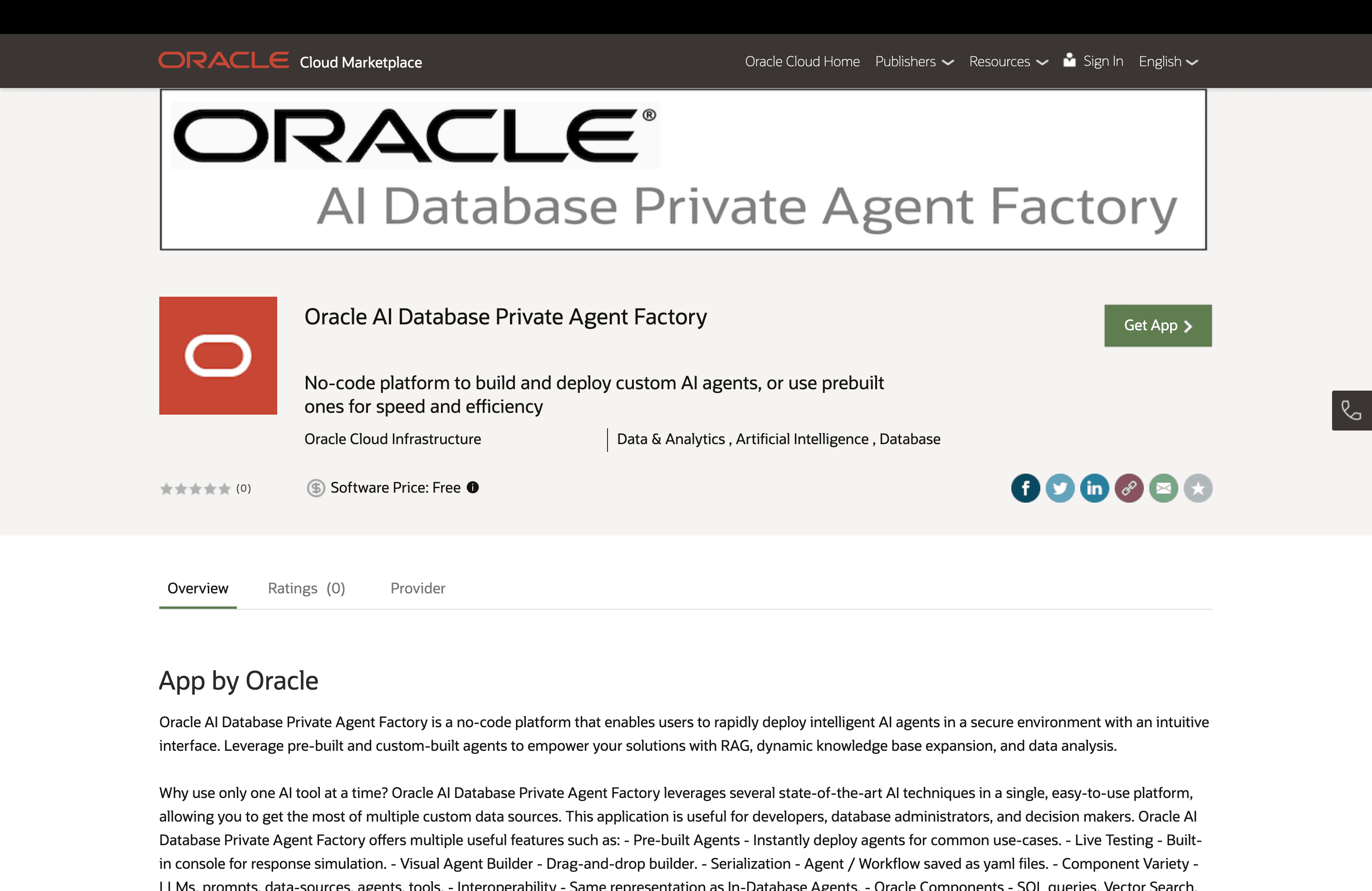 Agent Factory Application in Marketplace Agent Factory Application in Marketplace