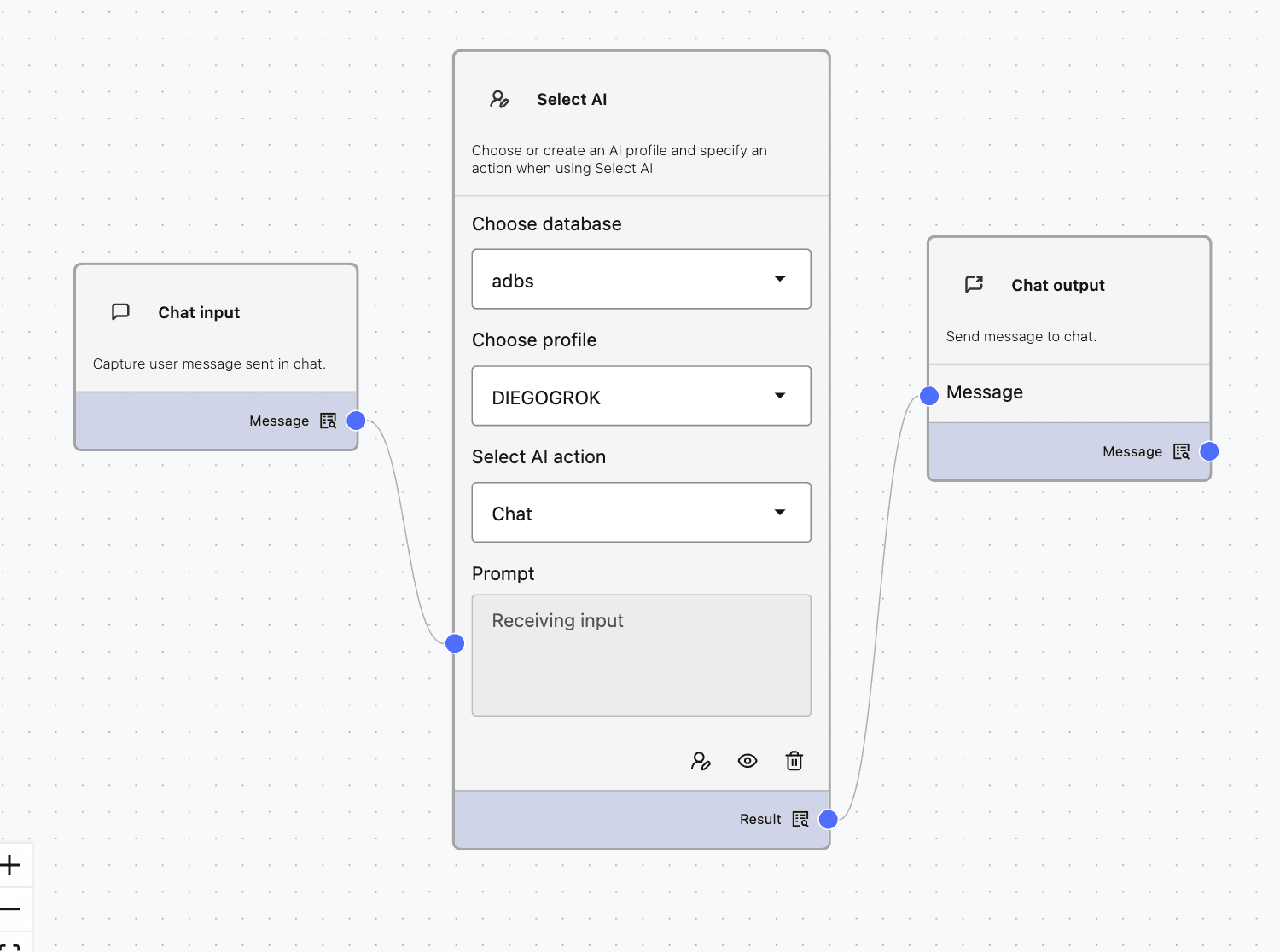 Select AI Chat Action Select AI Chat Action