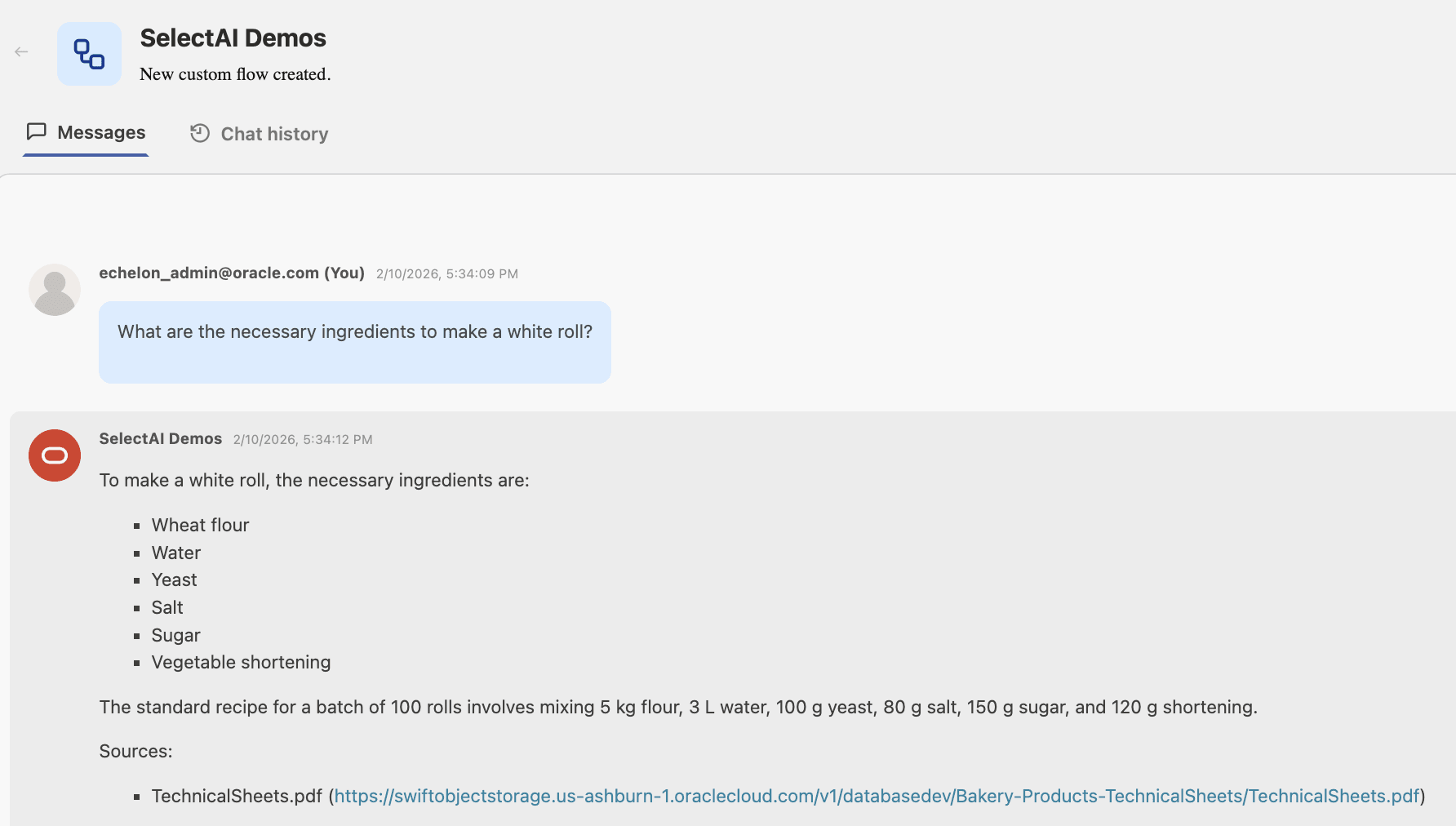 Select AI Narrate Action Output Select AI Narrate Action