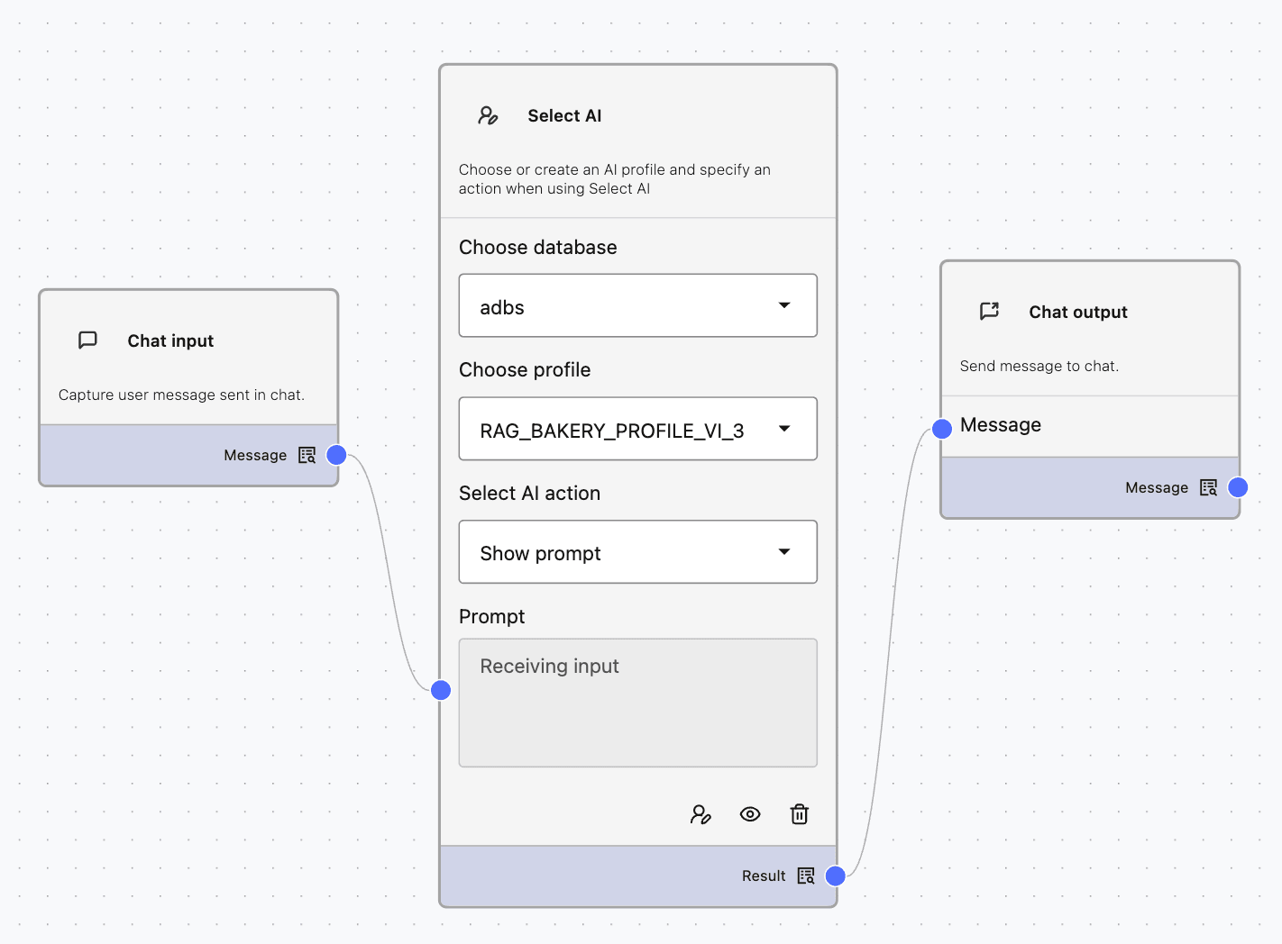 Select AI Show Prompt Action Select AI Show Prompt Action