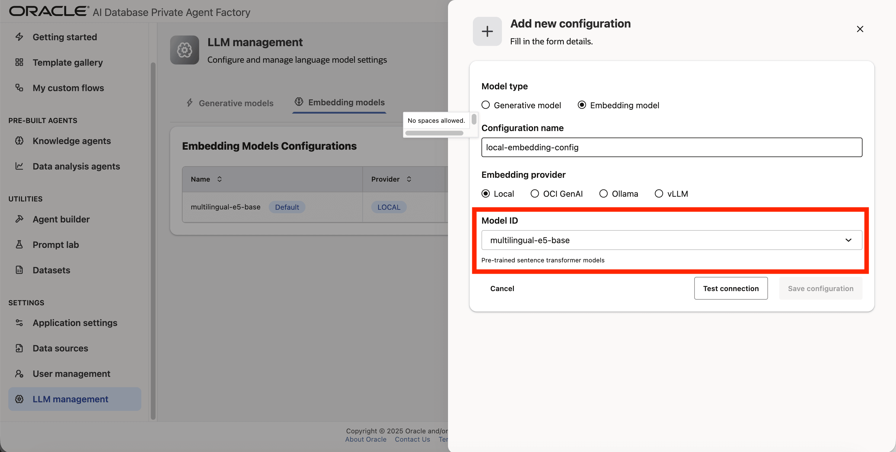 Select a Model ID Select a Model ID
