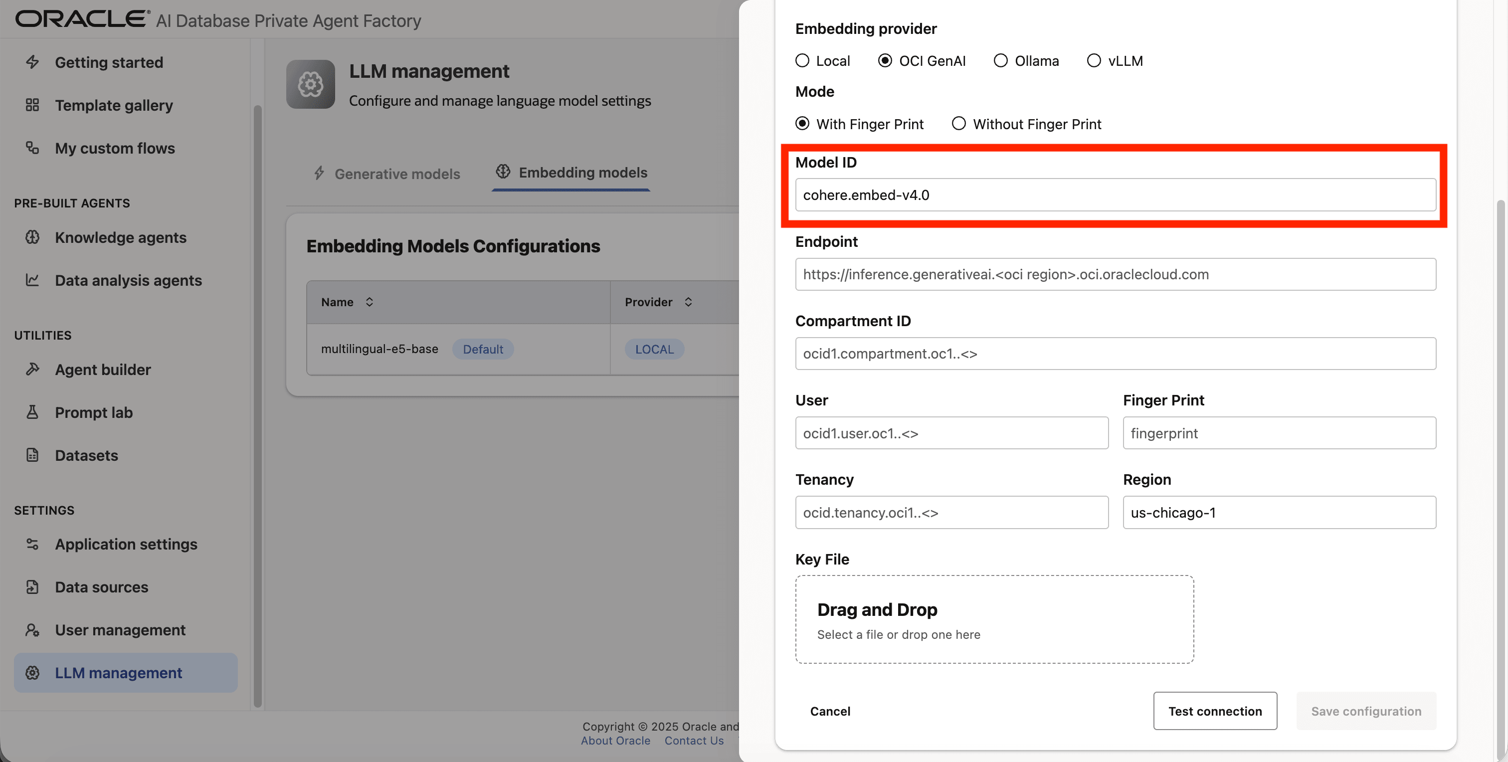 Enter Model ID Enter Model ID