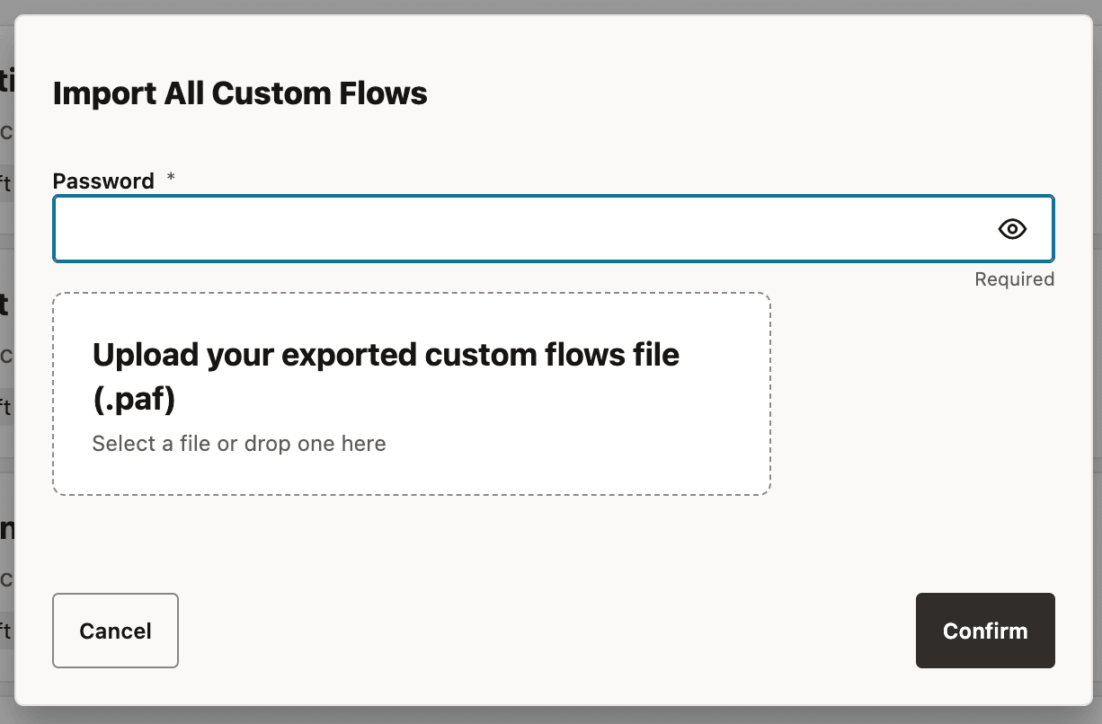Import All Custom Flows