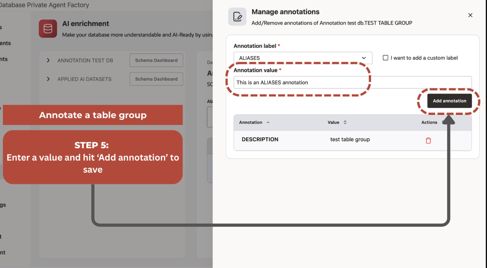 Add Annotations For Table Groups Add Annotations