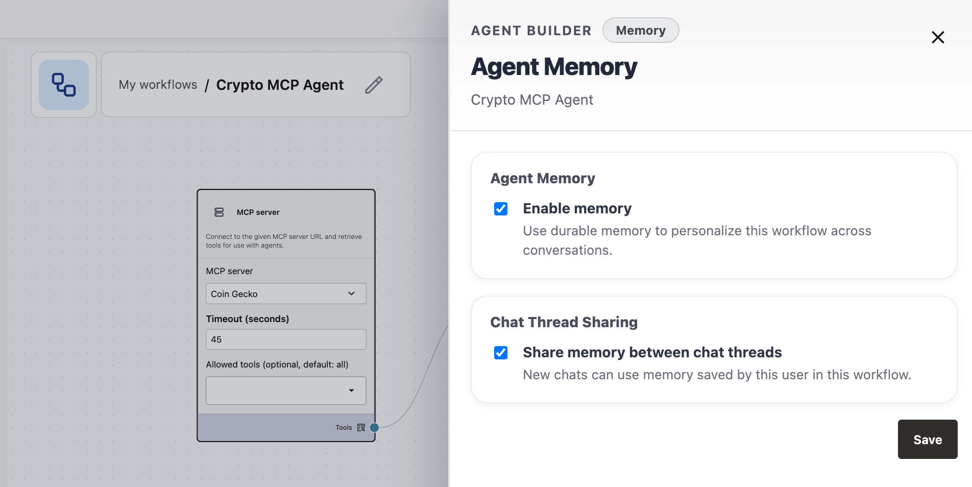 Enable Agent Memory Enable Agent Memory