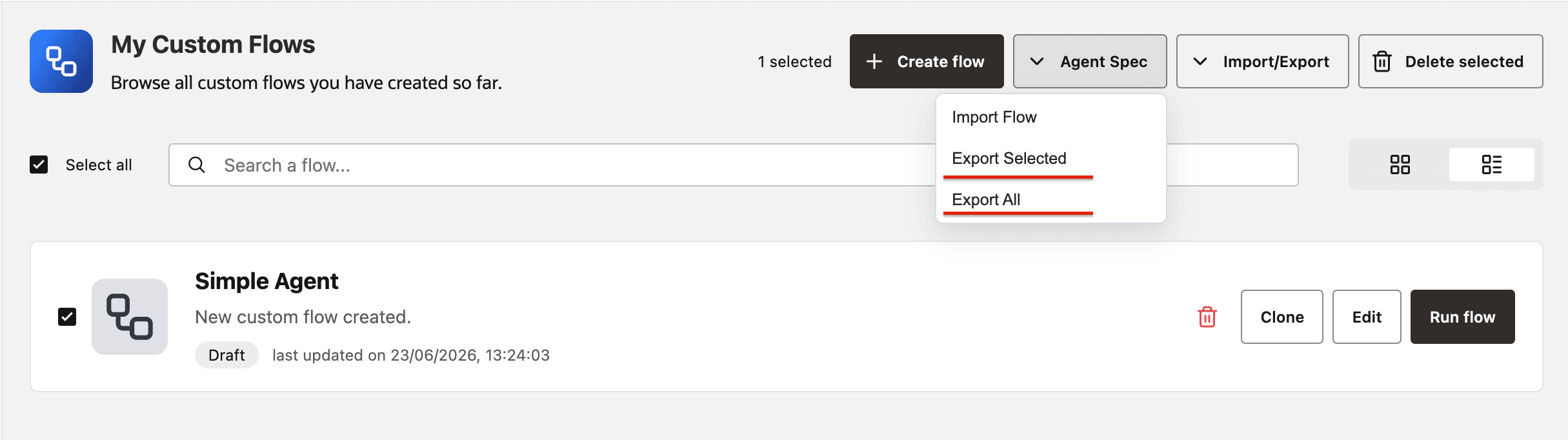 Export Workflows as Agent Spec Export Workflows as Agent Spec