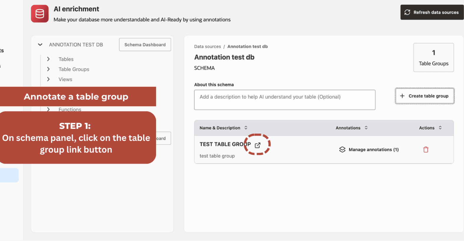 Add Annotations For Table Groups Add Annotations For Table Groups