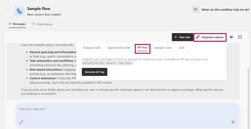 Generate API Key Generate API Key