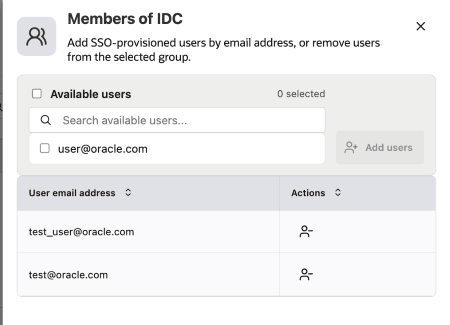 Create User Group