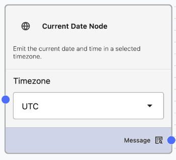 Current Date Node Current Date Component
