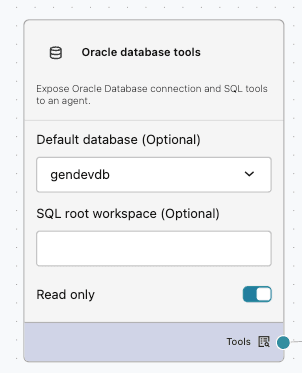 Oracle Database Node Oracle Database Component