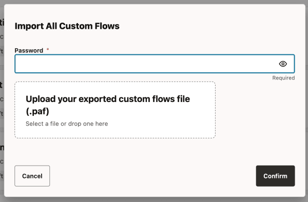 Import All Custom Flows Import All Custom Flows