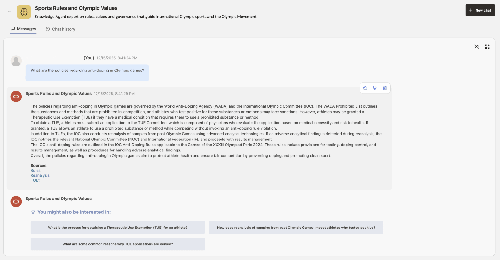 Knowledge Agent Chat Knowledge Agent Chat