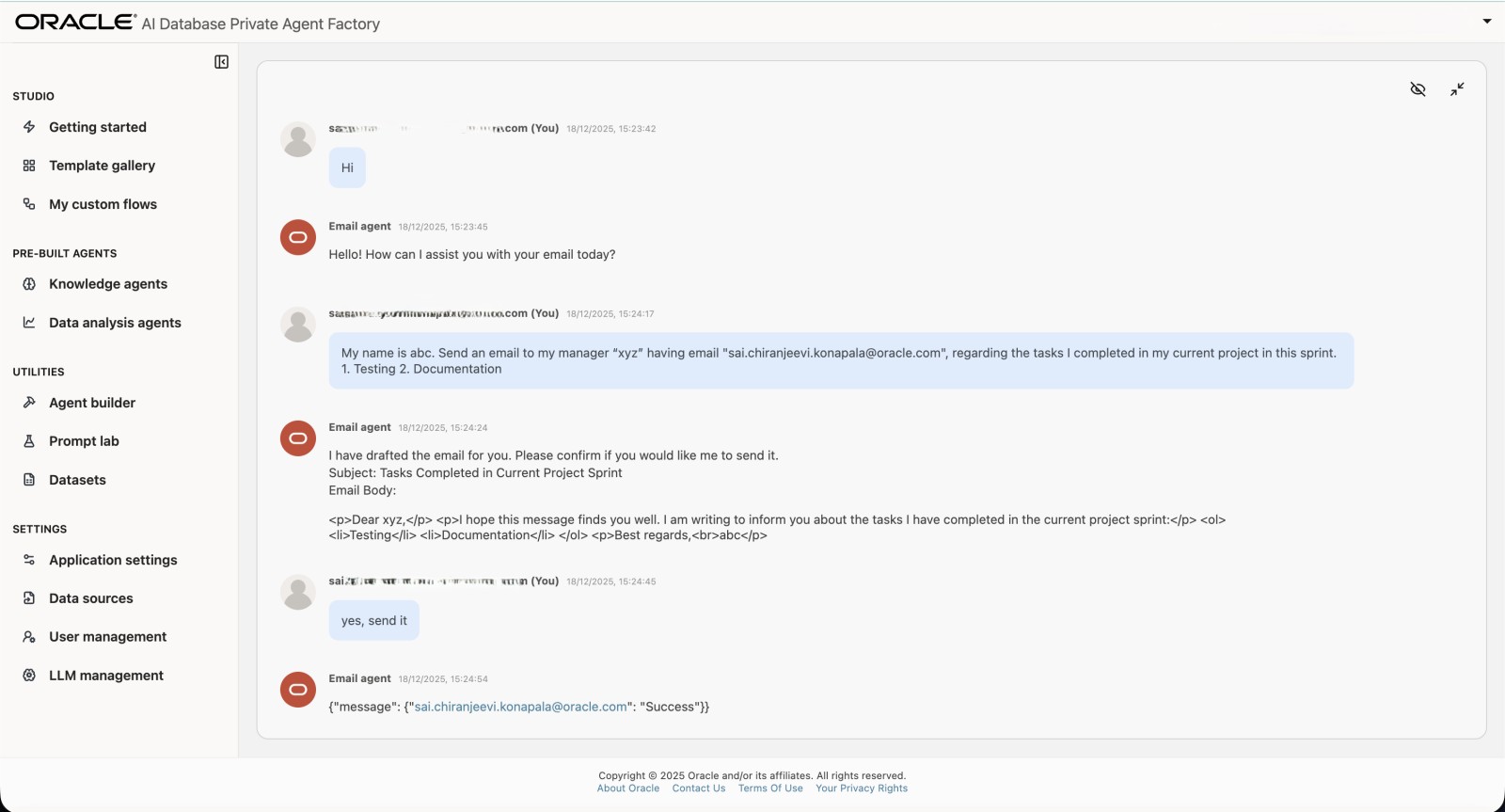 On Demand Email Result On Demand Email Result