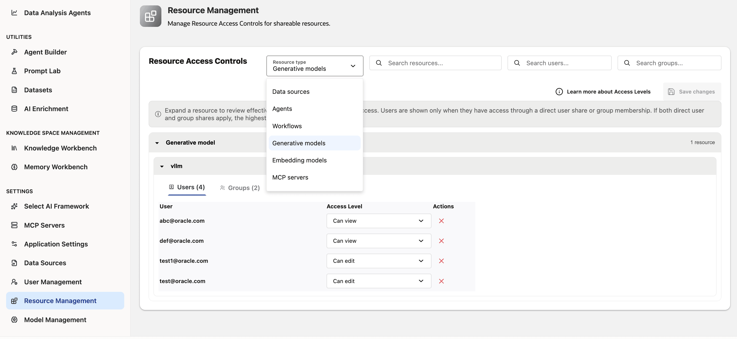 Manage Resources Manage Resources