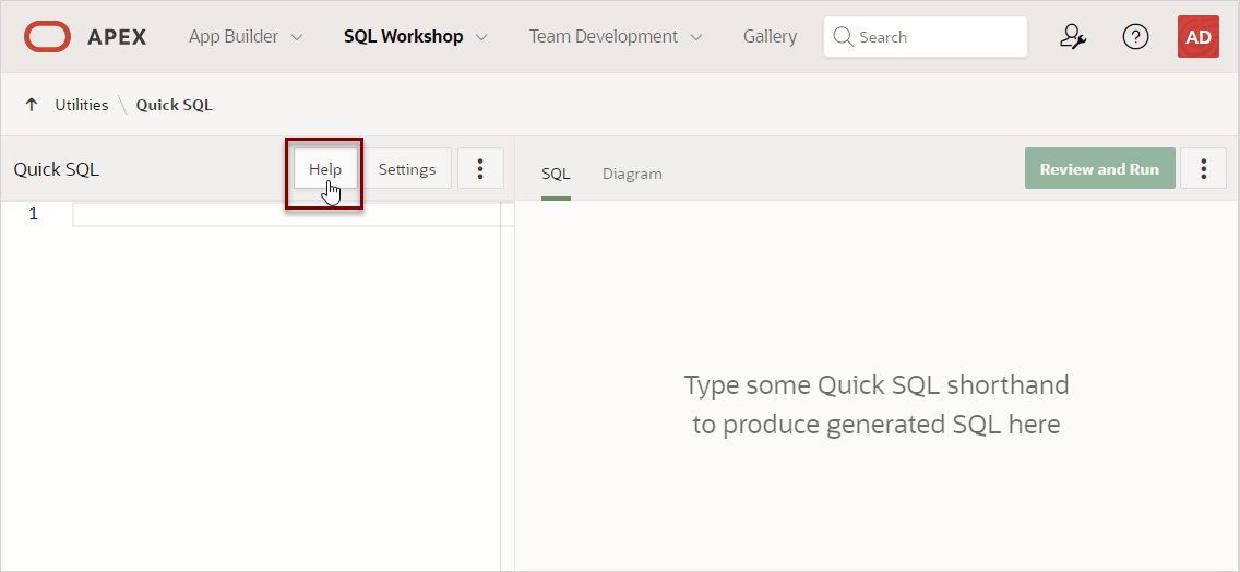 Description of quick_sql_help.png follows