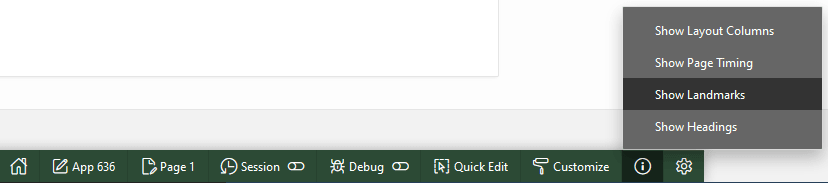 Description of landmark_dev_toolbar.png follows