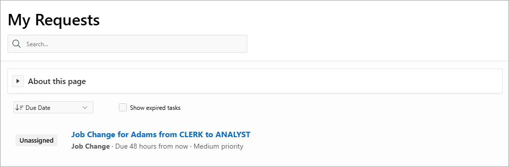 Description of approvals_unifiedtasklist_initiated.png follows