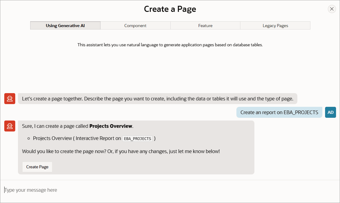 Description of create_page_wizard_ai.png follows