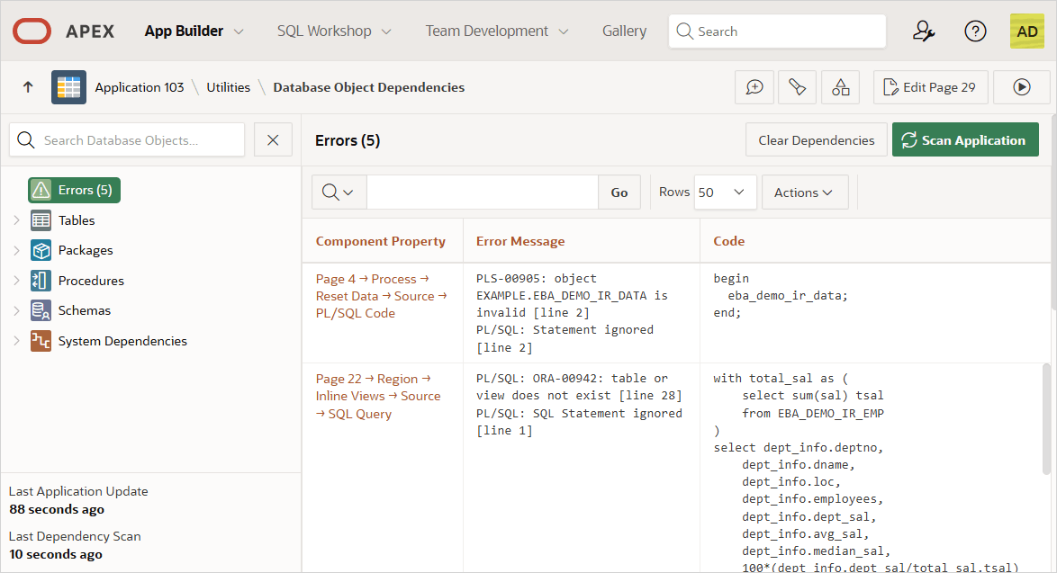 Description of db_object_dependencies_error.png follows