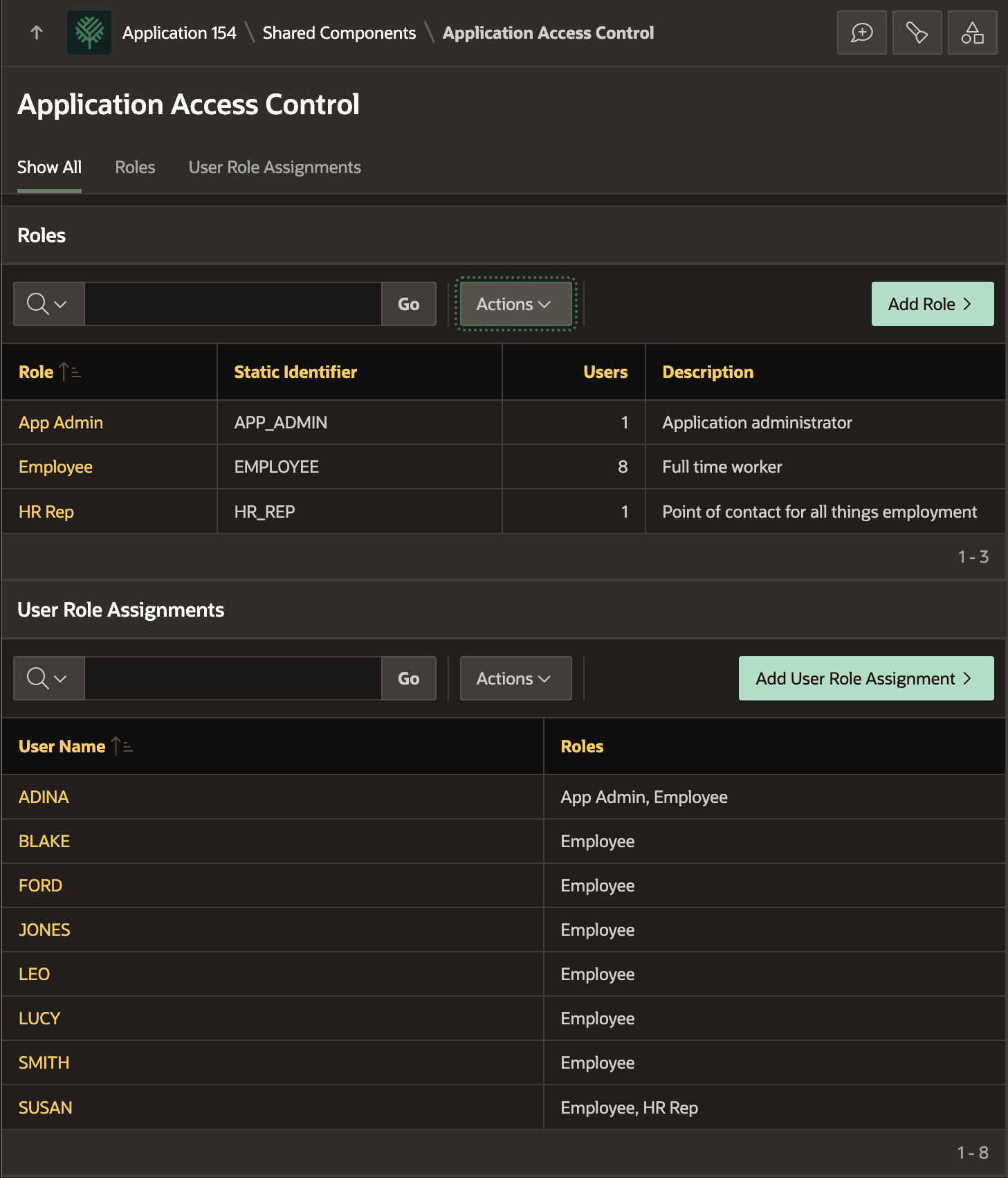 Configuring Roles and Role Assignments