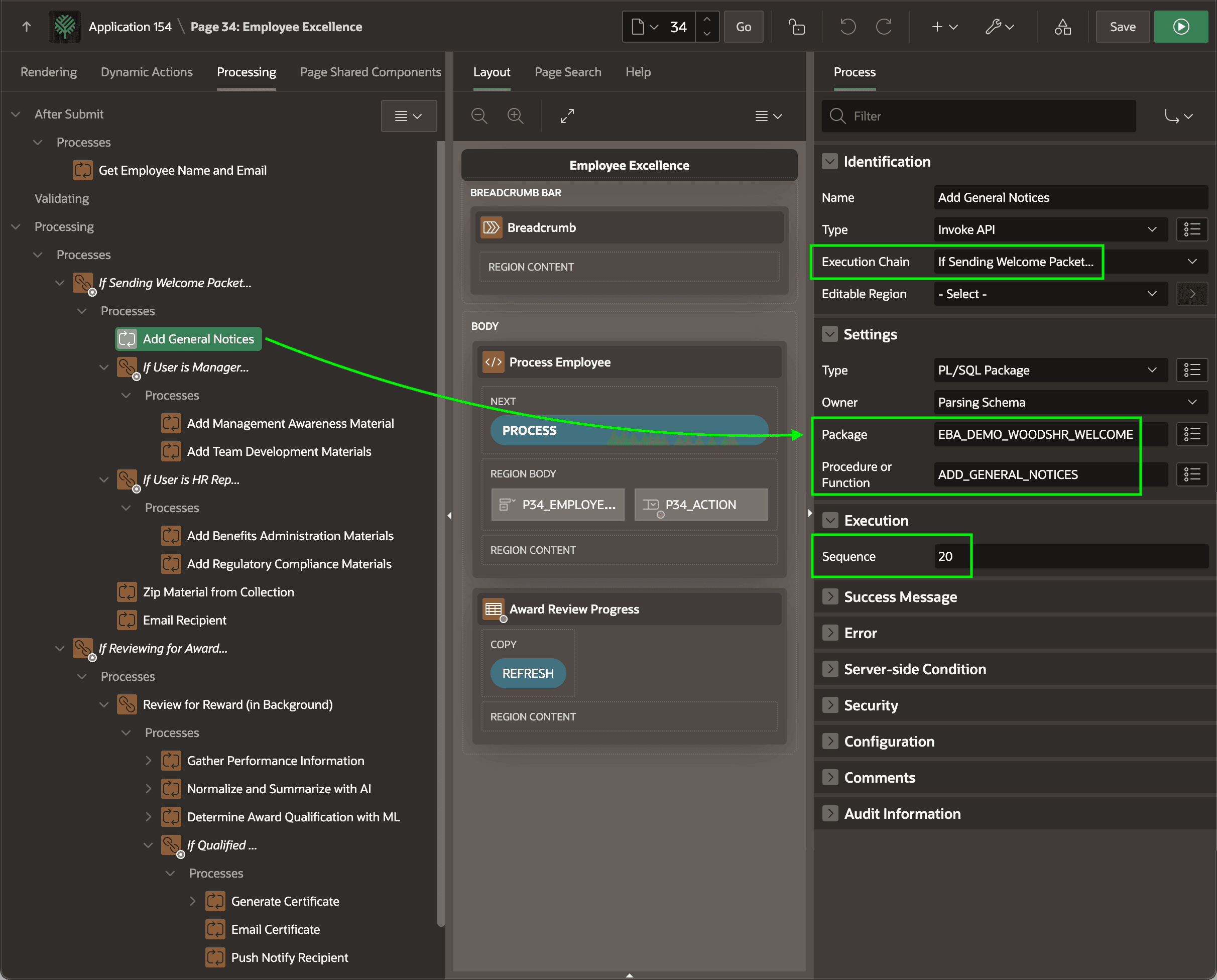 Child Processes Execute in Sequence Order in an Execution Chain