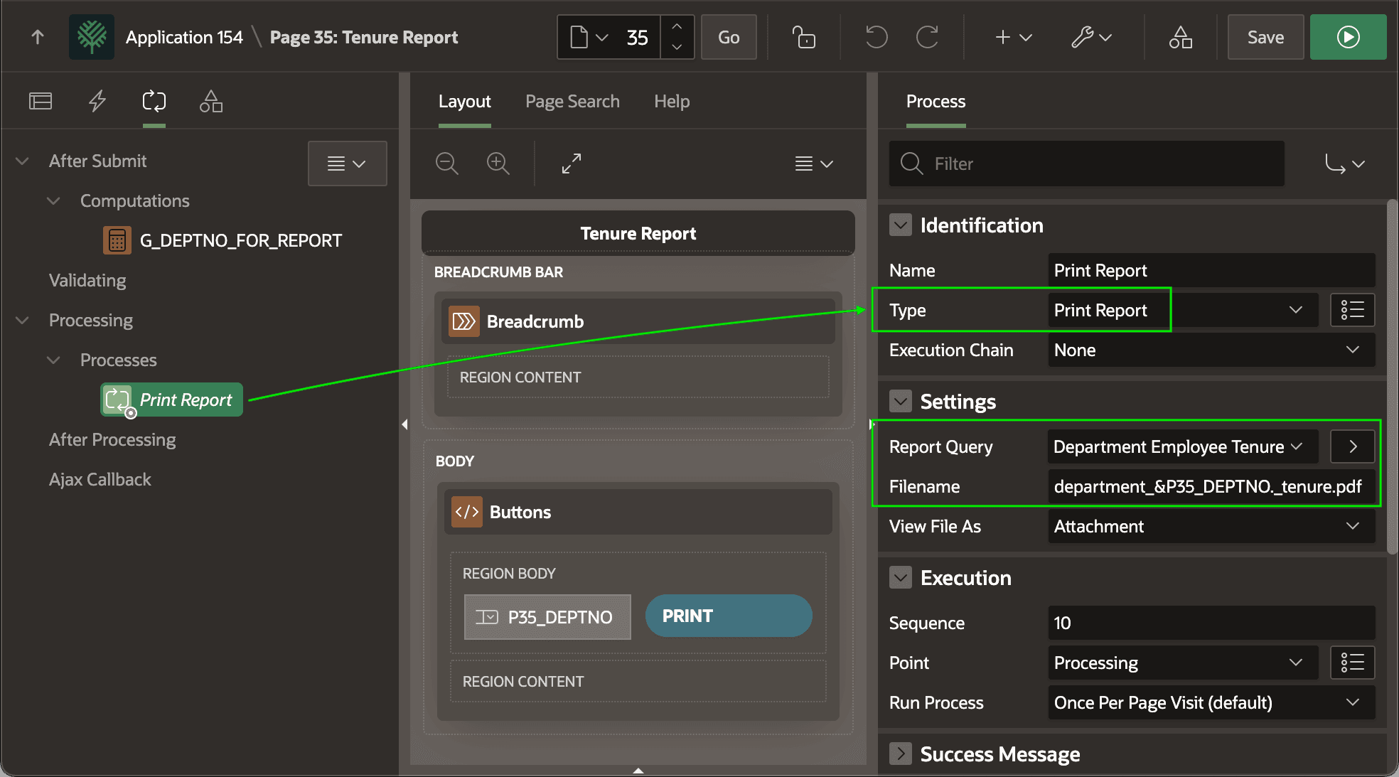 Printing Tenure Report Using Report Query Printing Tenure Report Using Report Query