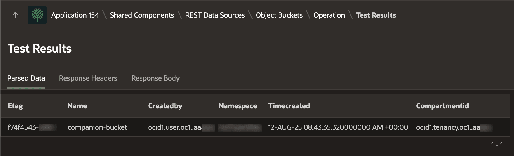 Testing Object Buckets REST Data Source Testing Object Buckets REST Data Source
