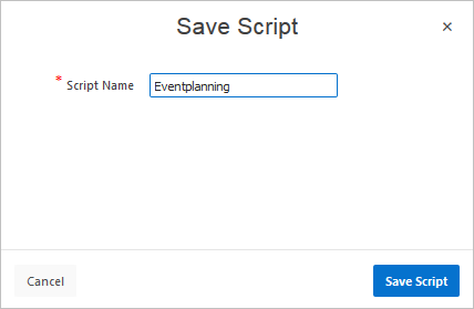 Save Script
