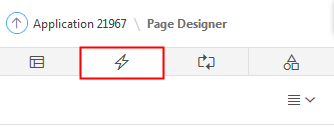 Dynamic Actions tab