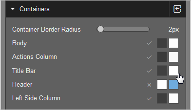 Title Bar Background Color Selection