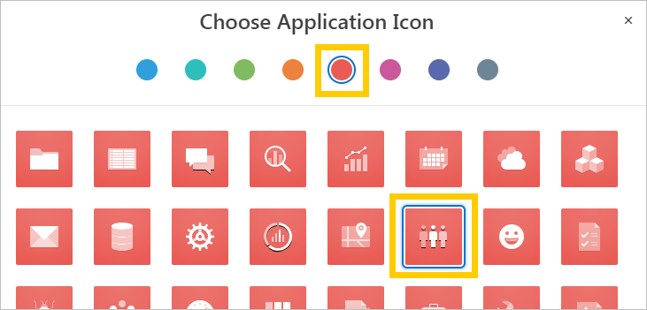 Choose Application Icon