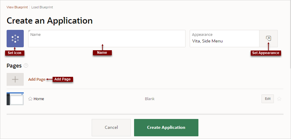 Description of create_app_wiz_a.png follows Description of create_app_wiz_a.png follows