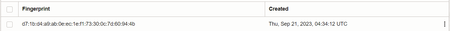 Fingerprint Option