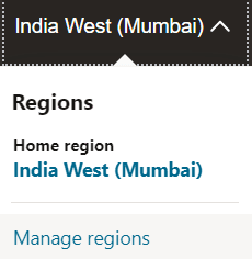 Manage Regions