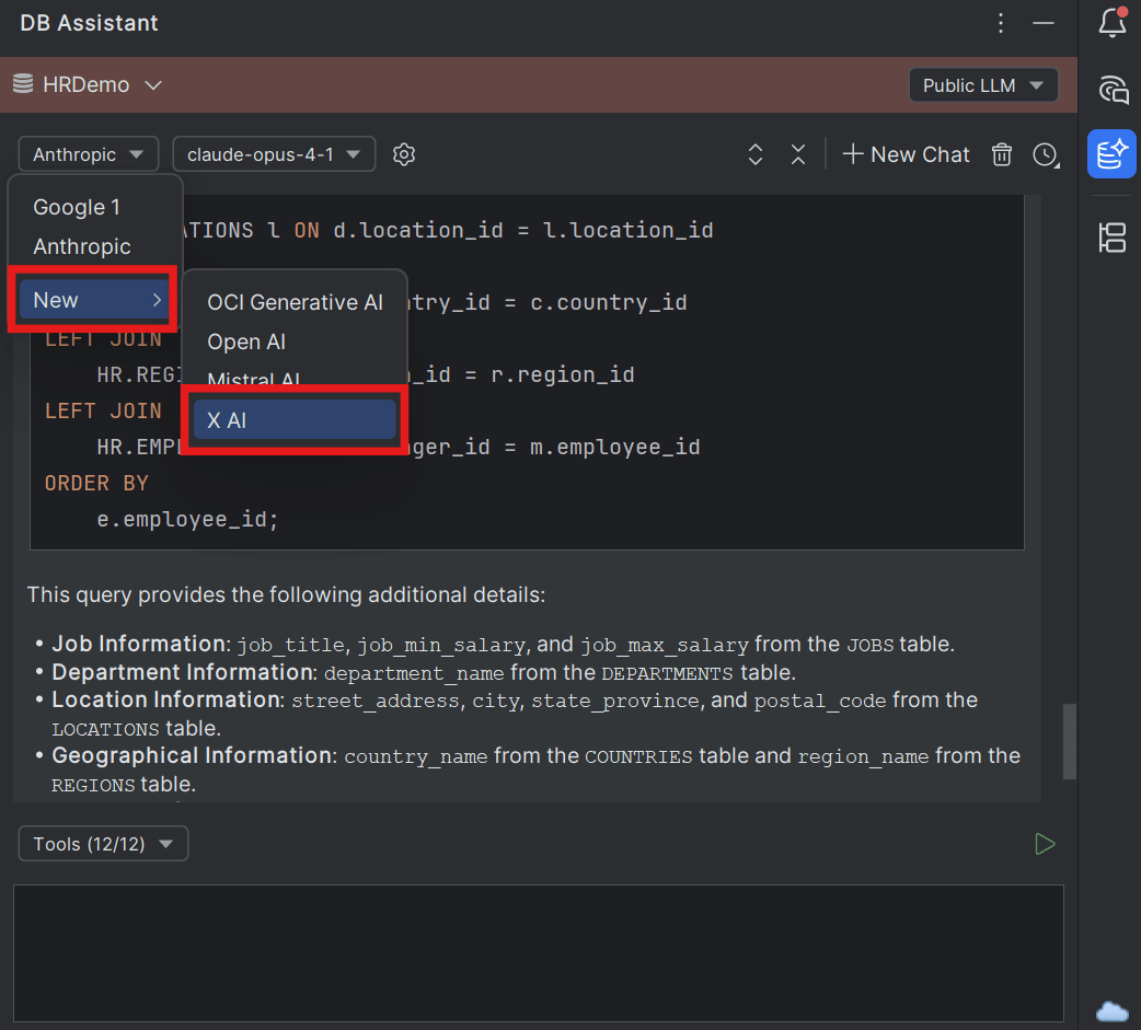 Create New Implicit AI Profile