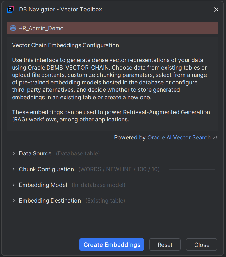 DB Navigator - Vector Toolbox