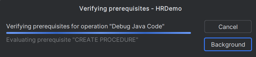Verifying Java Debug Prerequisites