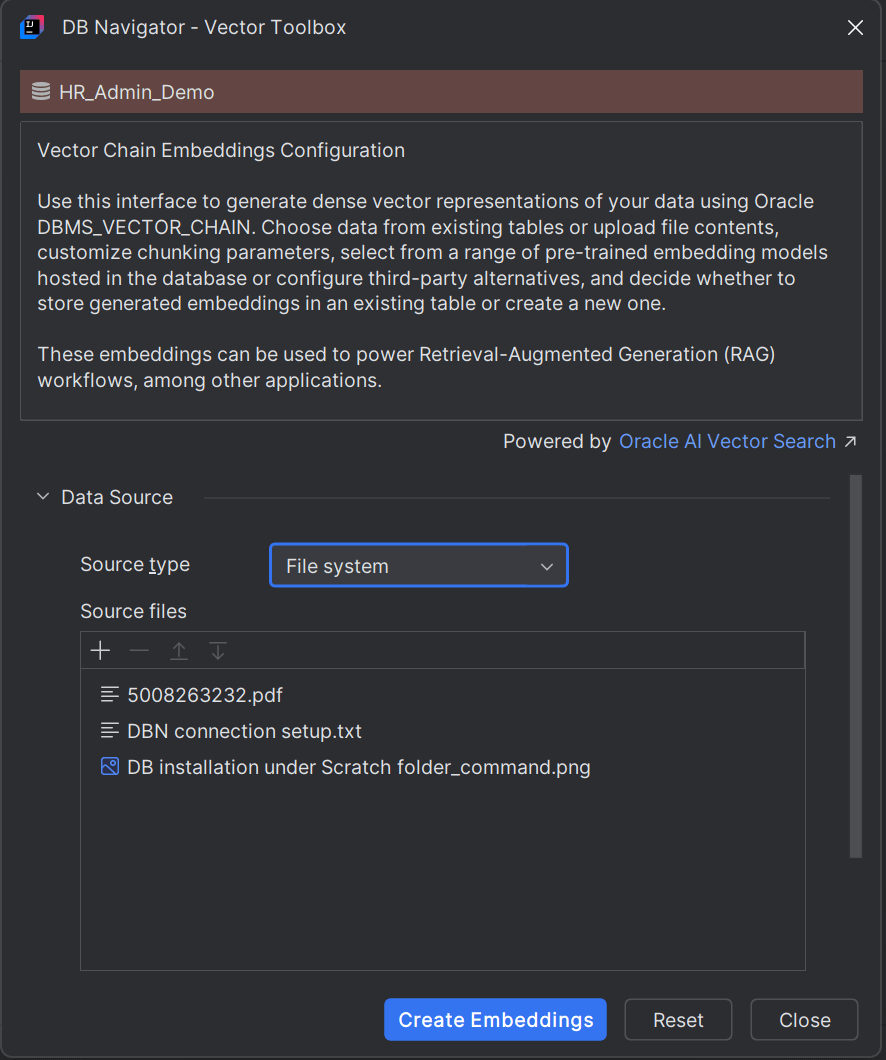 Embedding Data Source as File System
