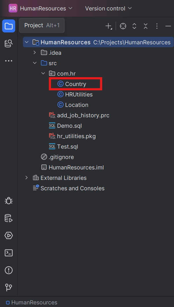 Verifying Java download to project process