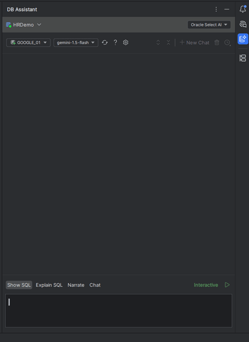 DB Assistant blank window
