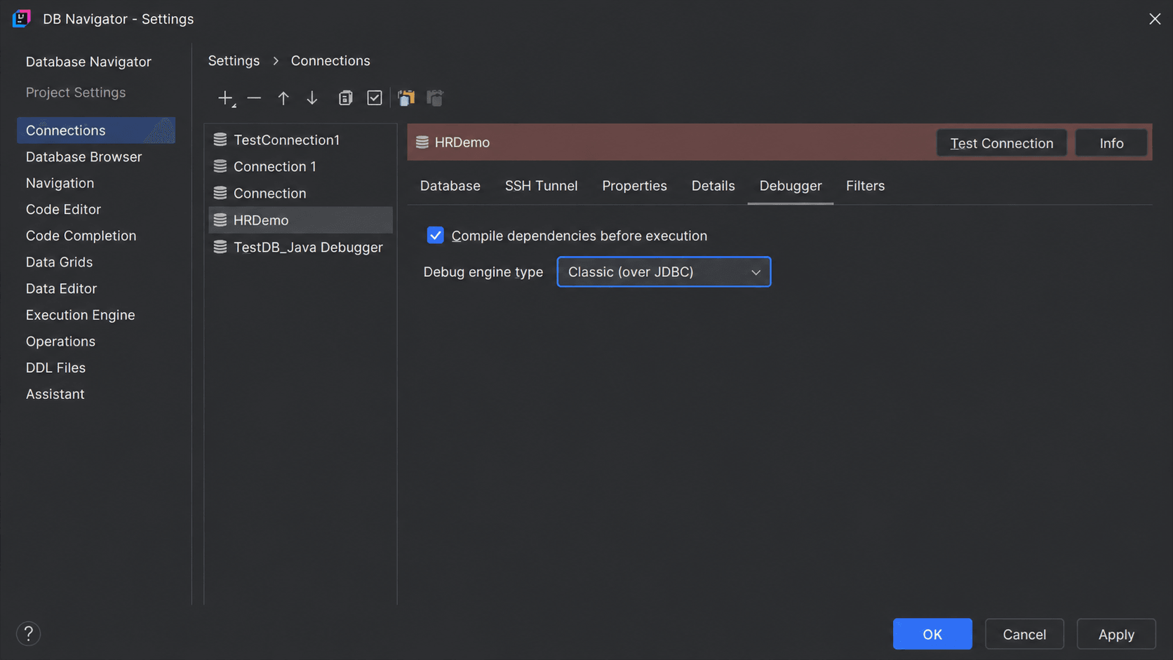 JDWP Debug default (with 'None') option JDWP Debug default (with 'None') option