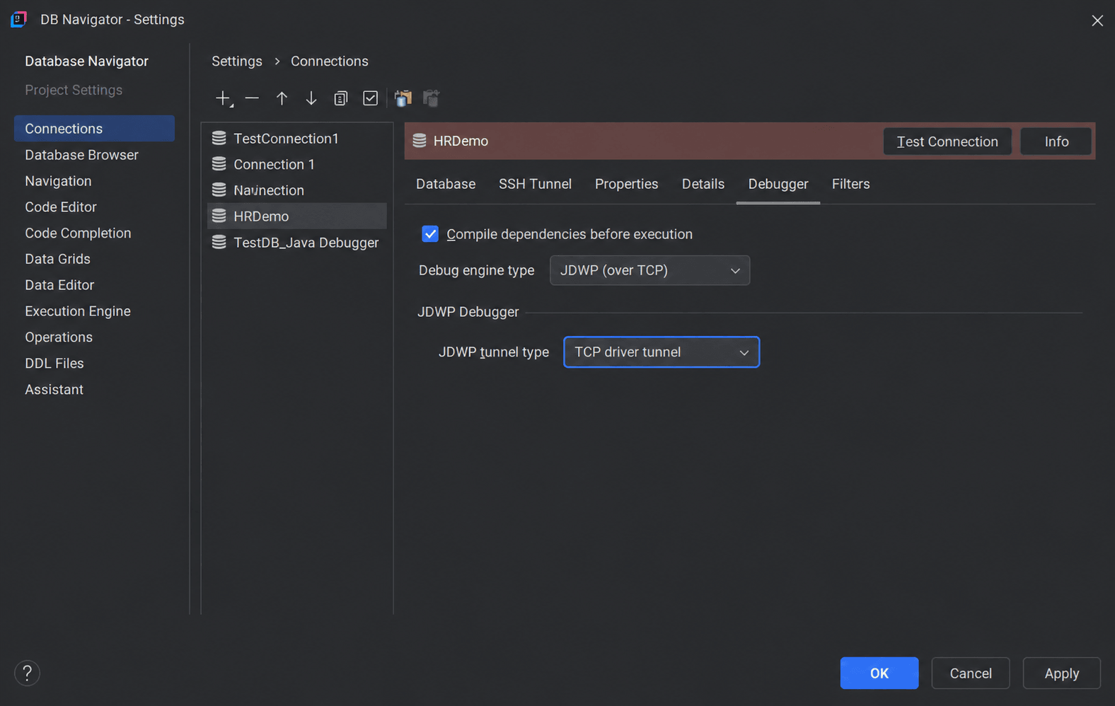 JDWP debug engine with TCP Driver Tunnel option JDWP debug engine with TCP Driver Tunnel option