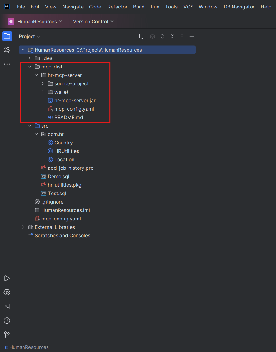 MCP Server Builder Project components