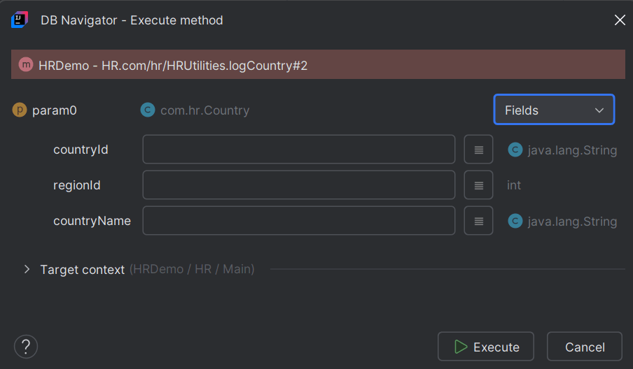 Java Method execution - Field