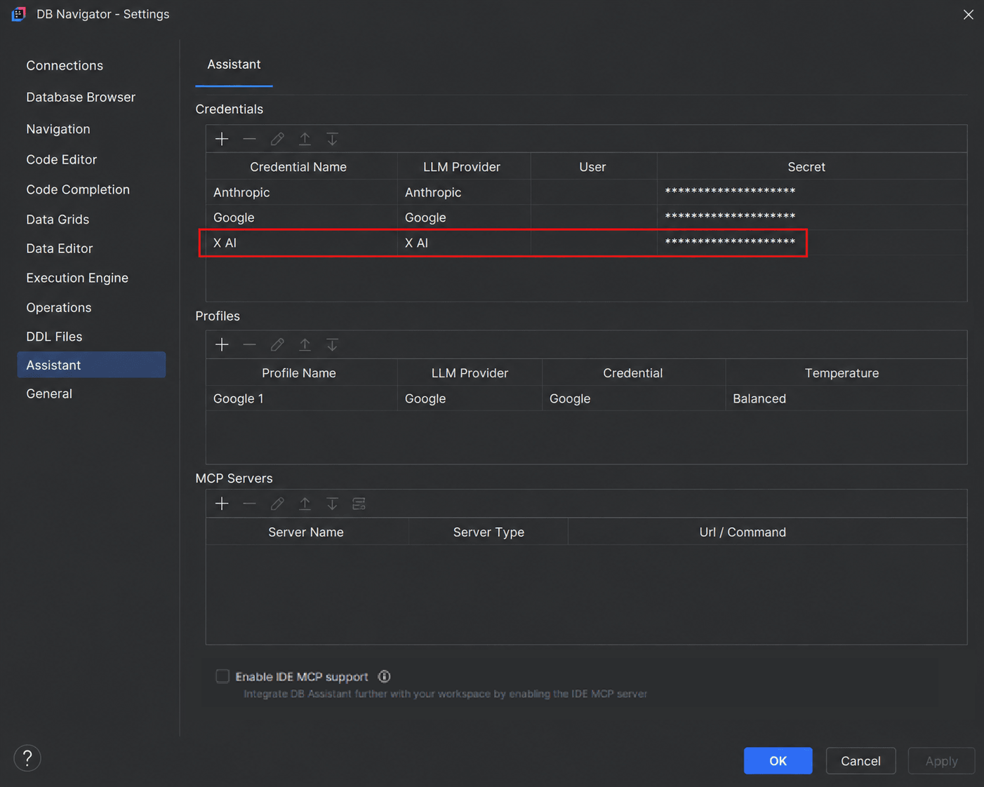 Temporary Credential for Implicit AI Profile