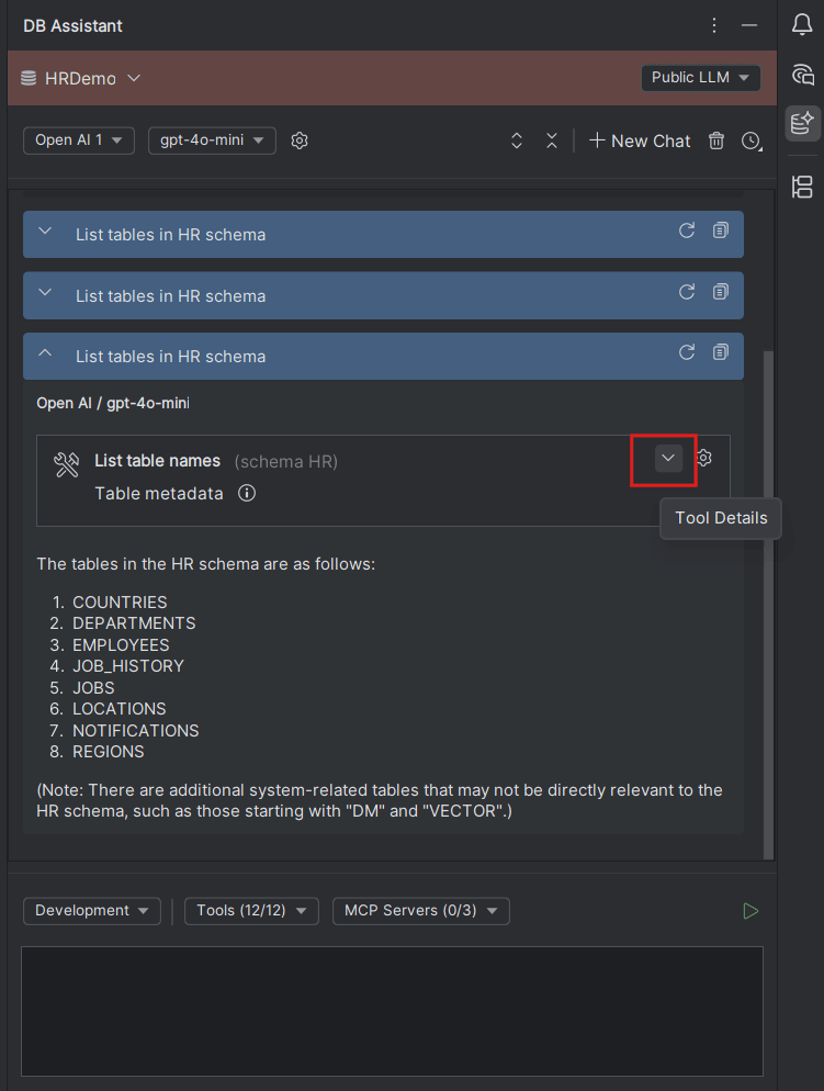 Tool Details icon