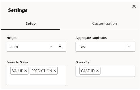 This images shows the settings for the ESM model. This images shows the settings for the ESM model.